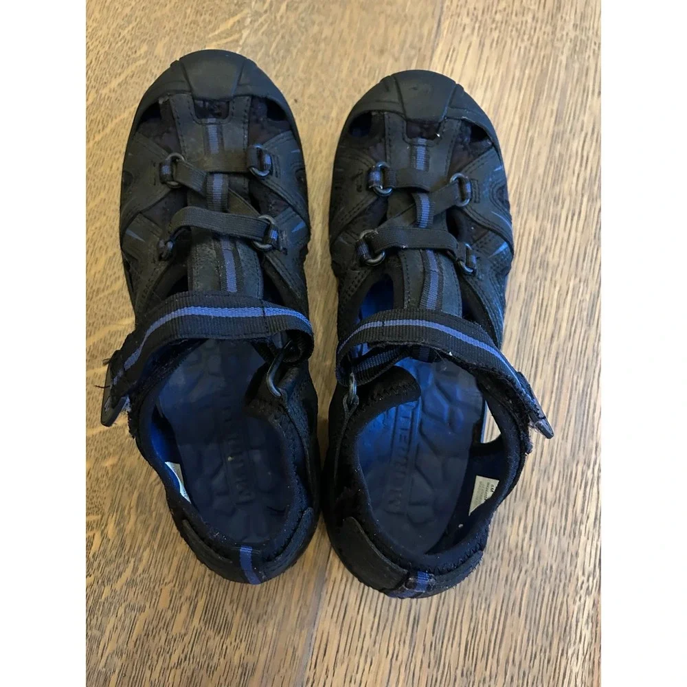 Merrell Hydro Sandals – Size 5 – Black‎ & Blue Leather Uppers - Picture 3 of 7